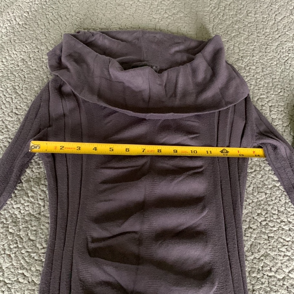 Cowl Ribbed women’s sweater - Picture 4 of 6